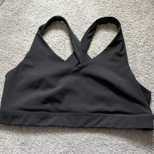 Lululemon Athletica Charcoal Cross-Back Bra